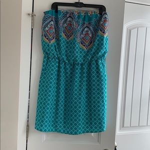 Xhilaration strapless summer dress.